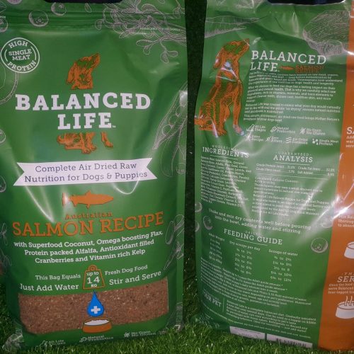 SALMON - Balanced Life Complete Air Dried Raw Food for Dogs and Puppies - 3.5kg