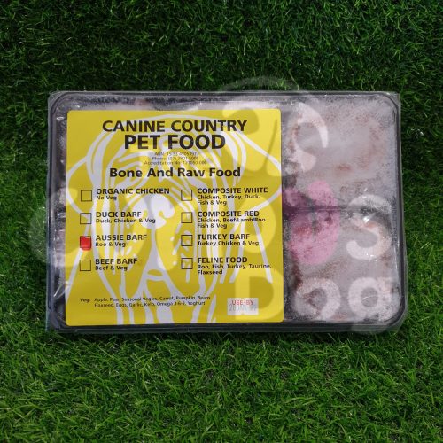 Image of Canine Country Aussie Kangaroo BARF Portion Tray 1kg