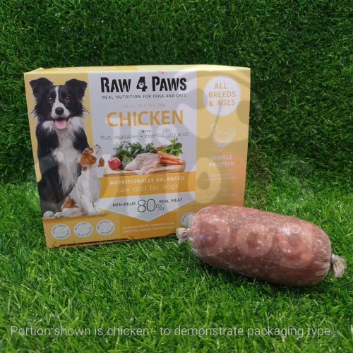 Raw 4 Paws Chicken Portions for Dogs 1.6kg raw food