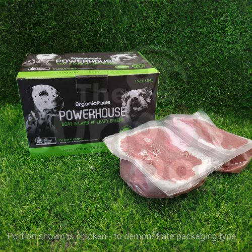 Organic Paws Powerhouse Blend 1.5kg Goat & Lamb with Leafy Greens