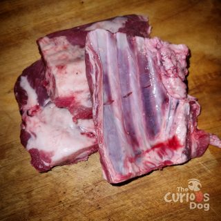 Photo of lamb riblets for dogs